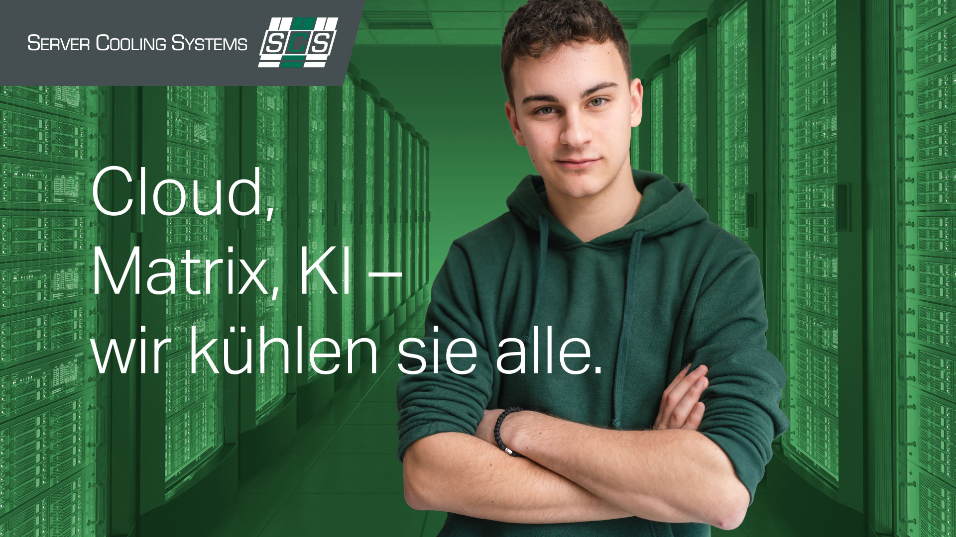 Server Cooloing System Azubi Cloud MAtrix Ki wir kühlen sie alle